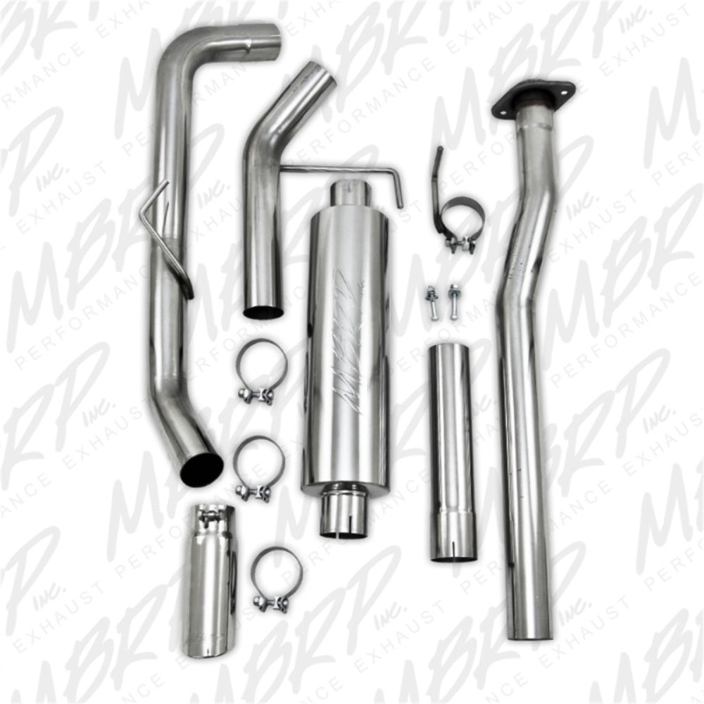 Fits 2009-2010 Ford F-150 3in. Cat Back; Single Side; T409 - S5210409 - Cat Back Exhaust Car Part People