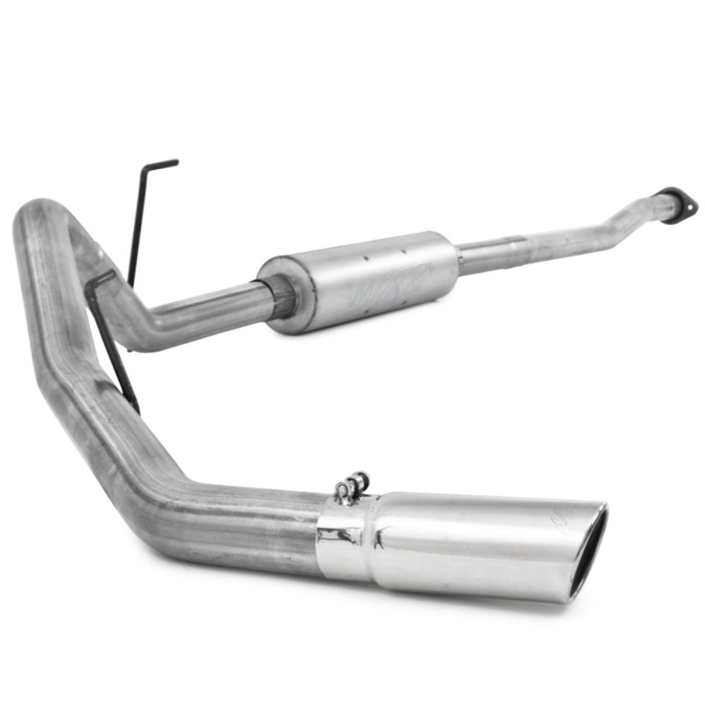 Fits 2009-2010 Ford F-150 3in. Cat Back; Single Side; AL - S5210AL - Cat Back Exhaust Car Part People