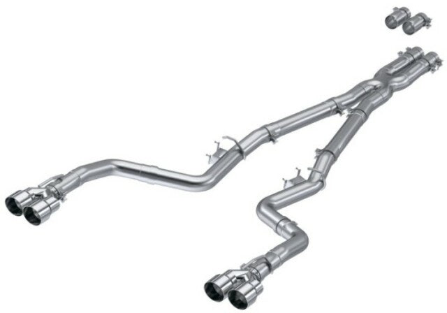 Fits 2021-2024 Ford F-150 3in. Cat Back; Single Side Exit; 304 - S5211304
