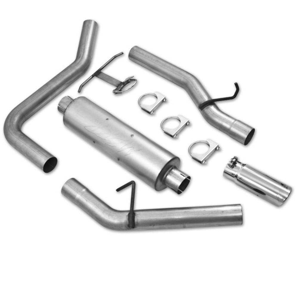 Fits 2009-2010 Ford F-250 Super Duty 3in. Cat Back; Single Side; AL - S5216AL - Cat Back Exhaust Car Part People