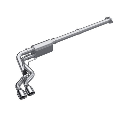 Fits 2021-2023 Ford F-150 3in. Cat-Back; 2.5in Pre-Axle; 304 - S5217304 - Cat Back Exhaust Car Part People