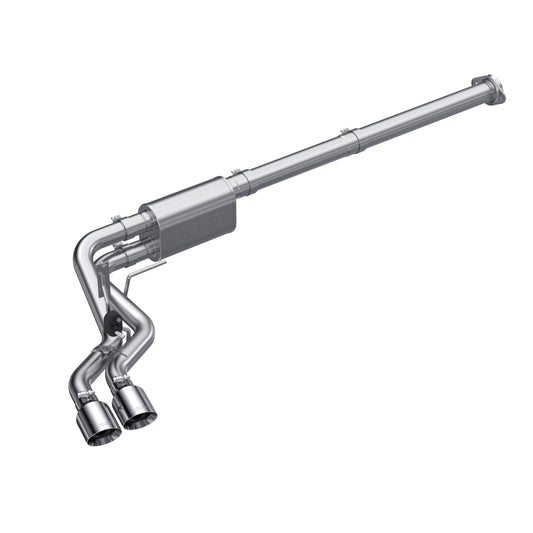 Fits 2021-2024 Ford F-150 3in. Cat-Back; 2.5in Pre-Axle; AL - S5217AL - Cat Back Exhaust Car Part People