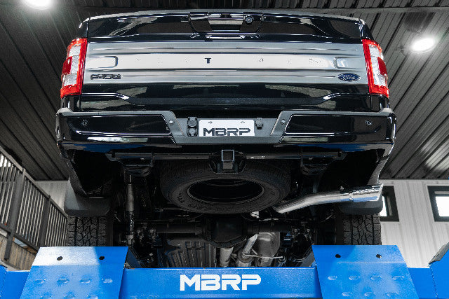 Fits 2021-2023 Ford F-150 3in. Resonator Back; Single Side; T304 - S5221304