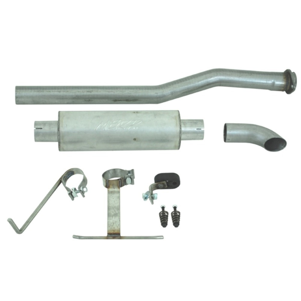 Fits 1998-2002 Ford Ranger 2 1/2in. Cat Back; Turn Down; AL - S5224AL - Cat Back Exhaust Car Part People