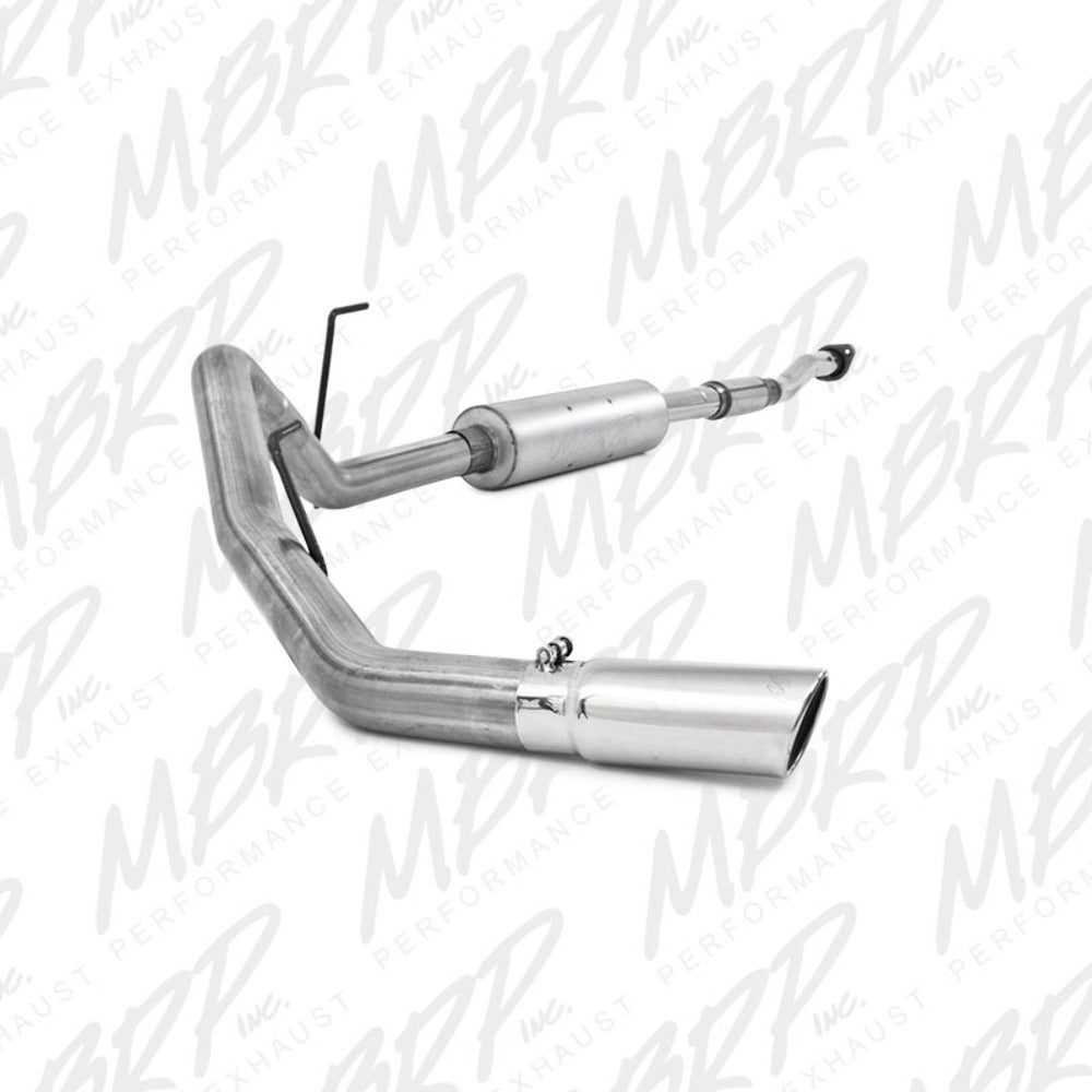 Fits 2011-2014 Ford F-150 3in. Cat Back; Single Side; AL - S5230AL - Cat Back Exhaust Car Part People
