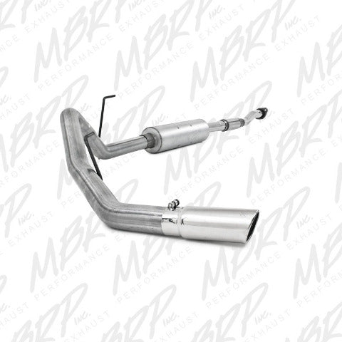 Fits 2011-2014 Ford F-150 3in. Cat Back; Single Side; AL - S5230AL