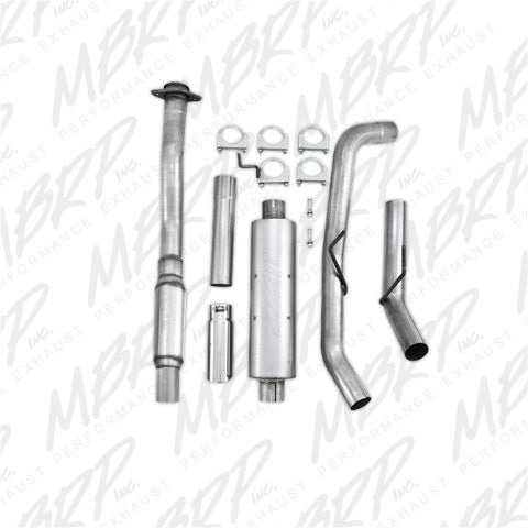 Fits 2011-2014 Ford F-150 3in. Cat Back; Single Side; AL - S5230AL