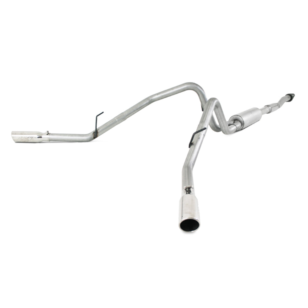 Fits 2011-2014 Ford F-150 2 1/2in. Cat Back; Dual Side; AL - S5232AL - Cat Back Exhaust Car Part People