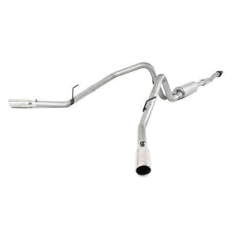 Fits 2011-2014 Ford F-150 2 1/2in. Cat Back; Dual Side; AL - S5232AL
