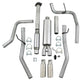 Fits 2011-2014 Ford F-150 2 1/2in. Cat Back; Dual Rear; AL - S5234AL - Cat Back Exhaust Car Part People
