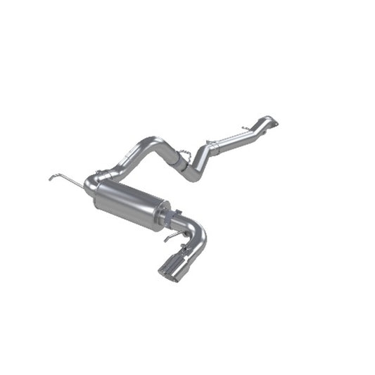 Fits 2021-2024 Ford Bronco 3" Cat-Back, Single Rear Exit, AL - S5235AL - Cat Back Exhaust Car Part People