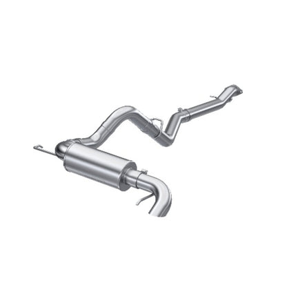 Fits 21-24 Ford Bronco 3" Cat-Back, Single Rear Exit, High Clearance, AL-S5237AL - Cat Back Exhaust Car Part People