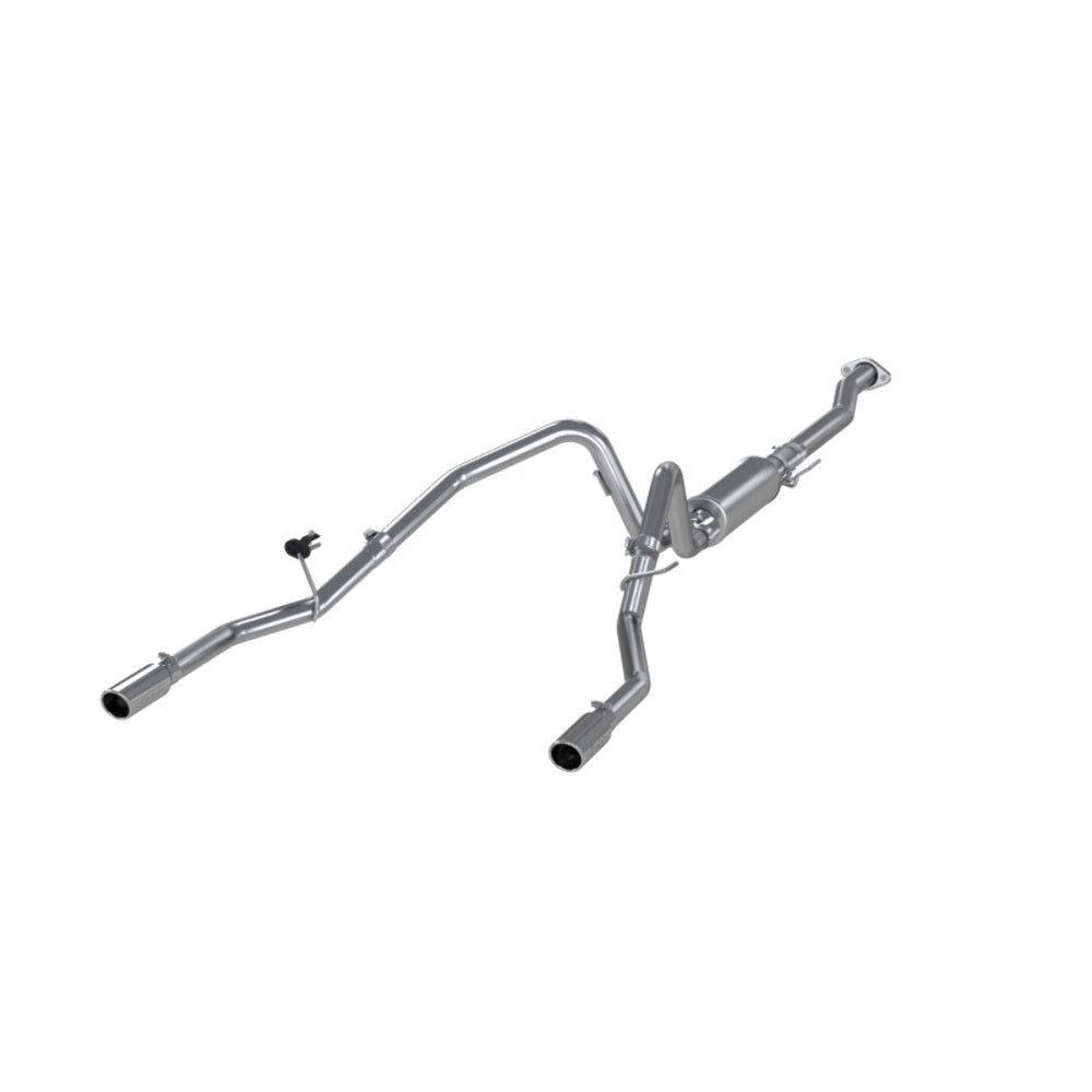 Fits 2011-2014 Ford F-150 2 1/2in. Cat Back; Dual Rear; AL - S5240AL - Cat Back Exhaust Car Part People