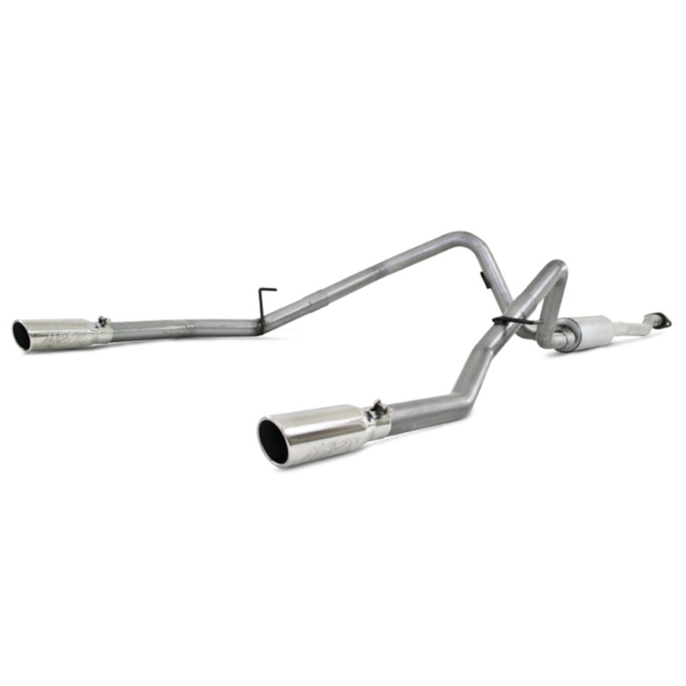 Fits 2011-2014 Ford F-150 2 1/2in. Cat Back; Dual Rear; AL - S5240AL - Cat Back Exhaust Car Part People