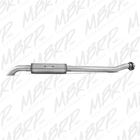Fits 2011-2014 Ford F-150 3 in. Cat Back; Single Turn Down; AL - S5242AL