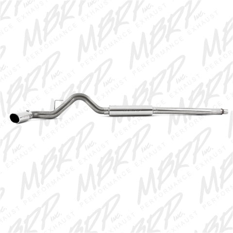 Fits 2011-16 Ford F-250 Super Duty 4" Cat Back; Single Side Exit; T409-S5246409