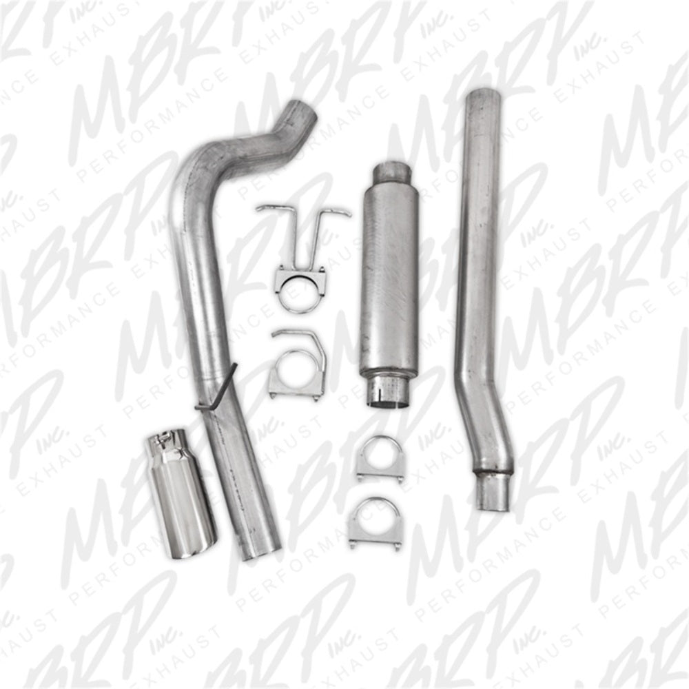 Fits 2011-2016 Ford F-250 Super Duty 4in. Cat Back; Single Side Exit; AL-S5246AL - Exhaust Systems Car Part People