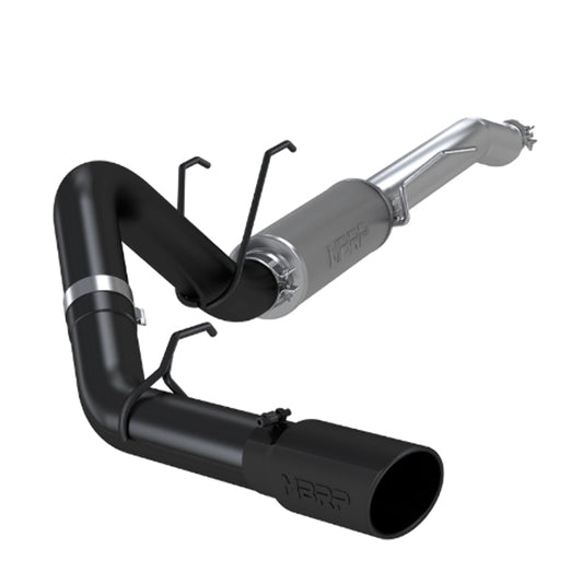 Fits 17-20 F-350 Super Duty 4" Resonator Back Single Side Black Coated-S5247BLK - Exhaust Systems Car Part People