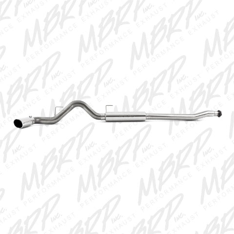 Fits 2011-2014 Ford F-150 4in. Cat Back; Single Side; EcoBoost; T409 - S5248409