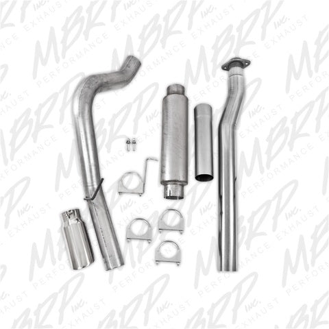 Fits 2011-2014 Ford F-150 4in. Cat Back; Single Side; EcoBoost; AL - S5248AL