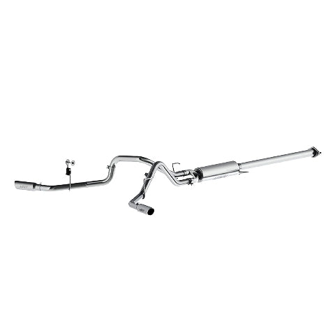 Fits 2016-2020 Ford F-150 2 1/2in. Cat Back; Dual Side Exit; AL - S5254AL