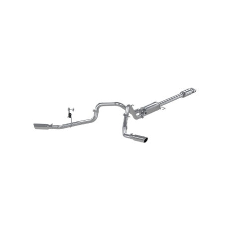Fits 2016-2020 Ford F-150 2 1/2in. Cat Back; Dual Side Exit; T409 - S5257409