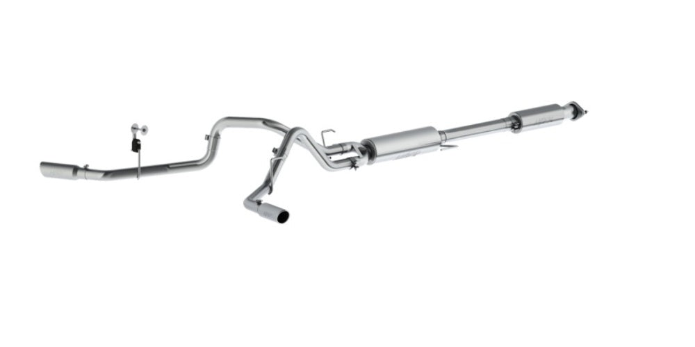 Fits 2016-2020 Ford F-150 2 1/2in. Cat Back; Dual Side Exit; T409 - S5257409 - Cat Back Exhaust Car Part People