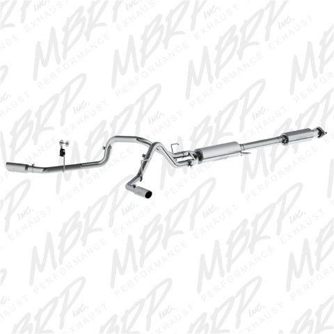 Fits 2016-2020 Ford F-150 2 1/2in. Cat Back; Dual Side Exit; AL - S5257AL