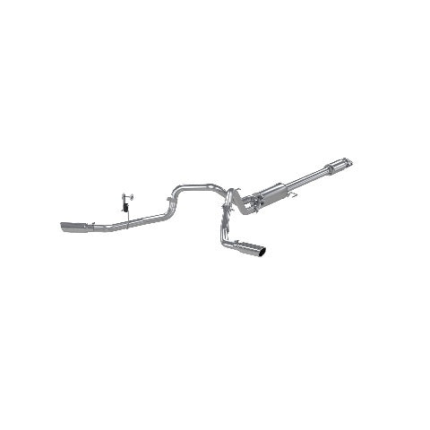 Fits 2016-2020 Ford F-150 2 1/2in. Cat Back; Dual Side Exit; AL - S5257AL
