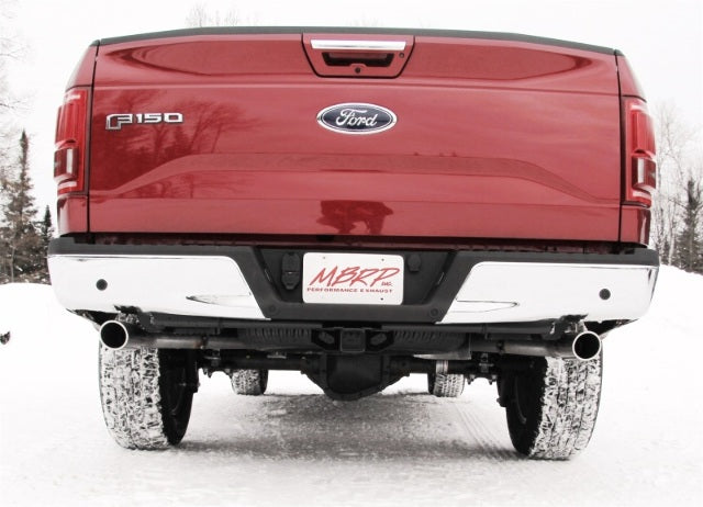 Fits 2016-2020 Ford F-150 2 1/2in. Cat Back; Dual Rear; AL - S5258AL