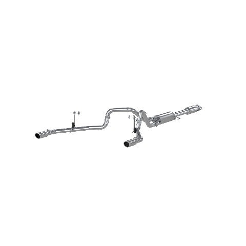 Fits 2016-2020 Ford F-150 2 1/2in. Cat Back; Dual Rear; AL - S5258AL