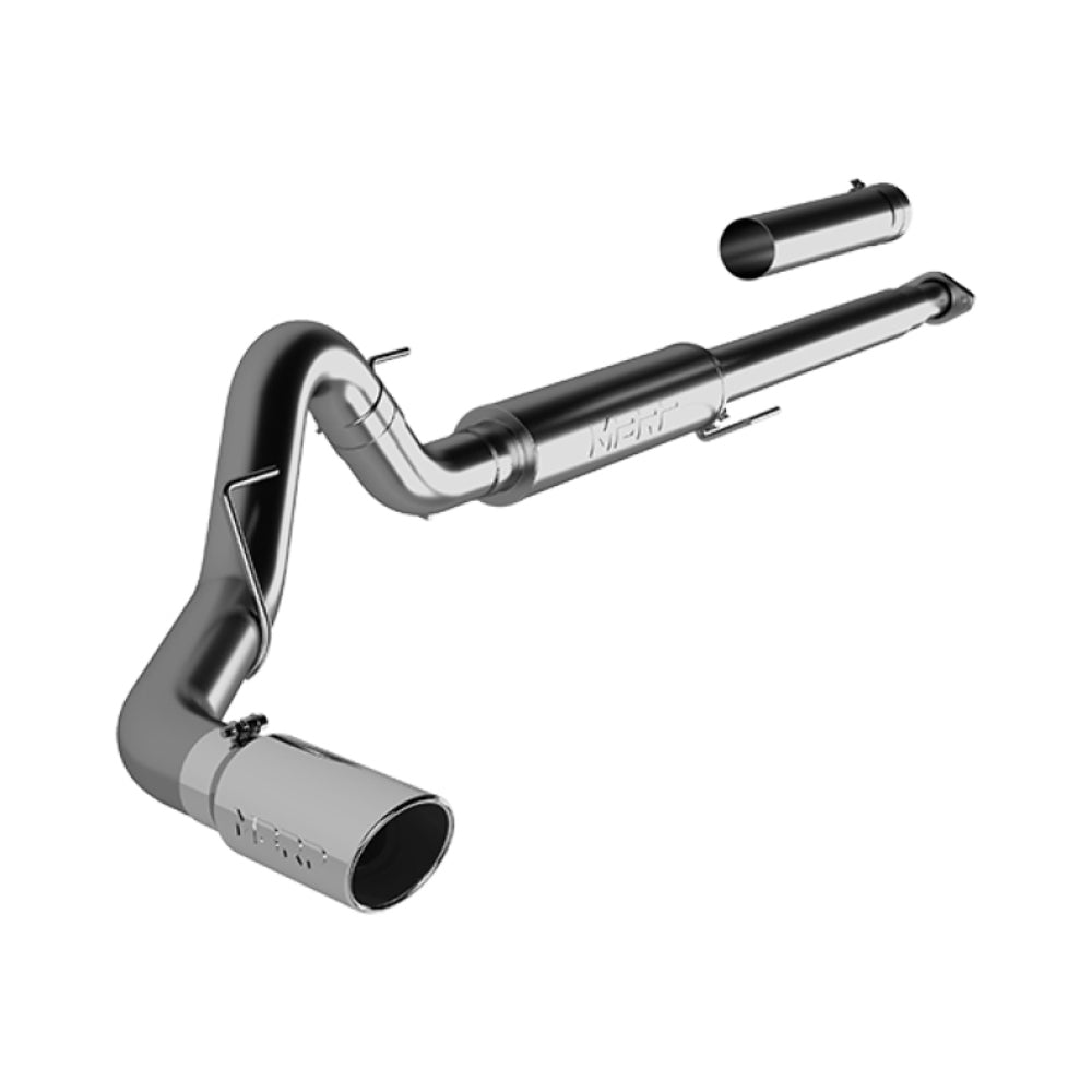 Fits 2016-2020 Ford F-150 4in. Cat Back; Single; AL - S5259AL - Cat Back Exhaust Car Part People