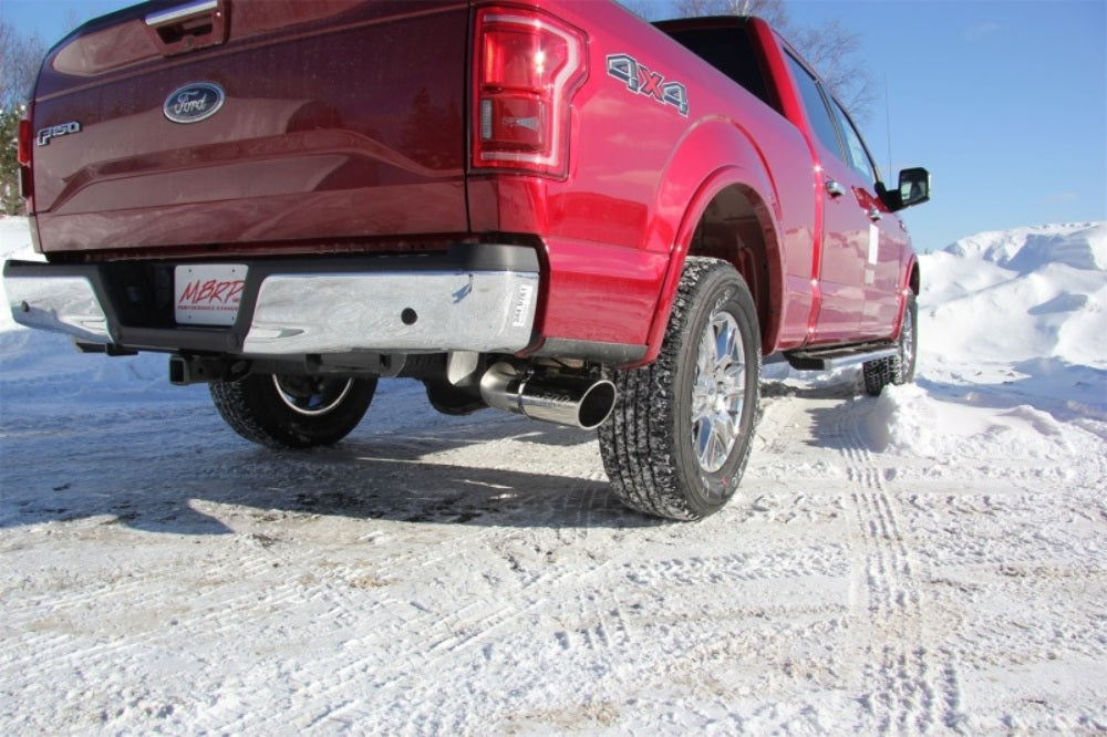 Fits 2016-2020 Ford F-150 4in. Cat Back; Single; AL - S5259AL - Cat Back Exhaust Car Part People
