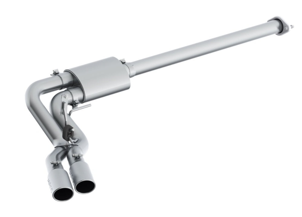 Fits 15 F-150 3" CatBack Single Side Dual Outlet in Front of Rear Wheel-S5260409 - Cat Back Exhaust Car Part People