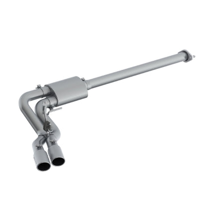 Fits 15 F-150 3" CatBack Single Side Dual Outlet in Front of Rear Wheel-S5260409 - Cat Back Exhaust Car Part People