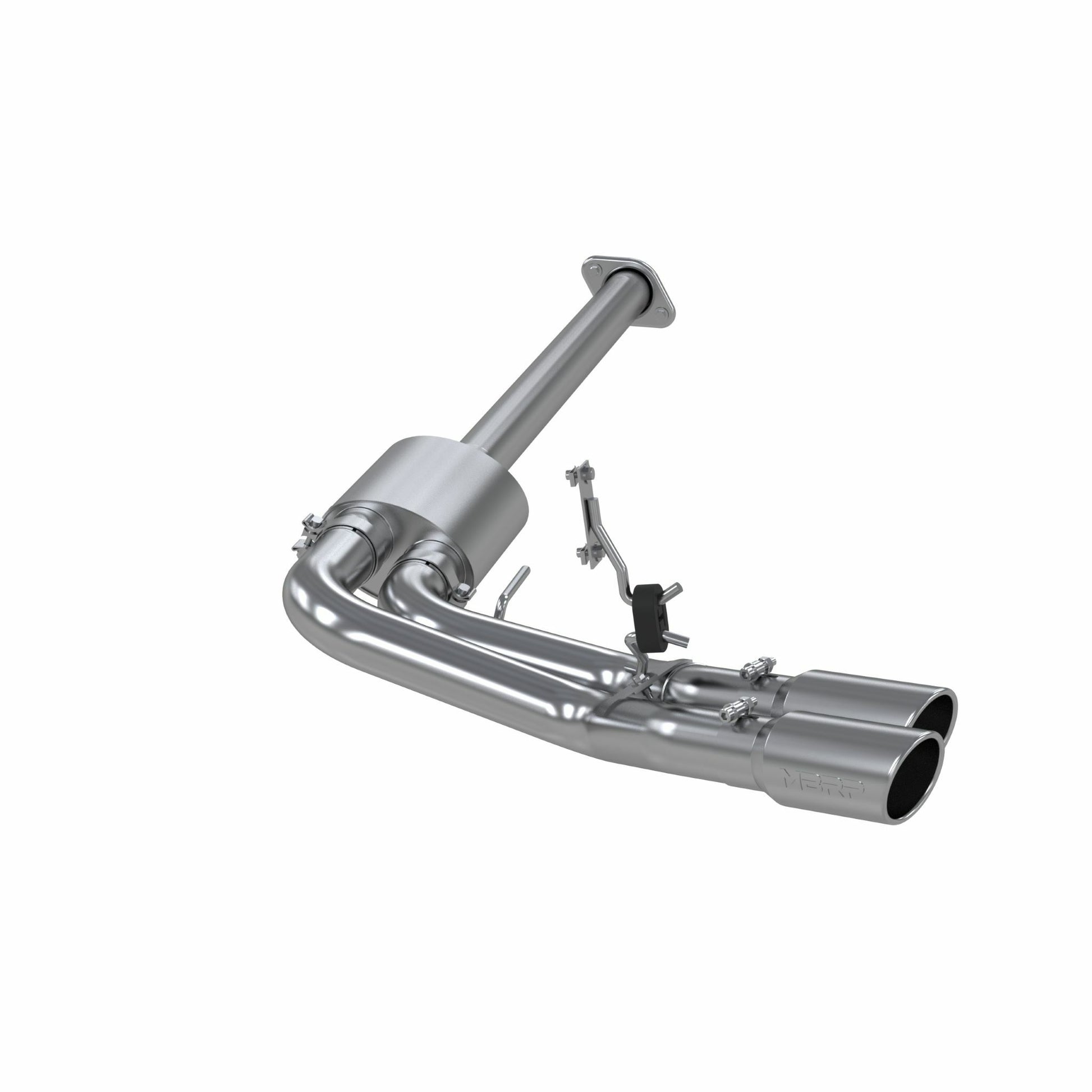 Fits 18-20 F-150 3" Cat Back Single Side Dual Outlet in Front Rear Wheel-S5260AL - Cat Back Exhaust Car Part People
