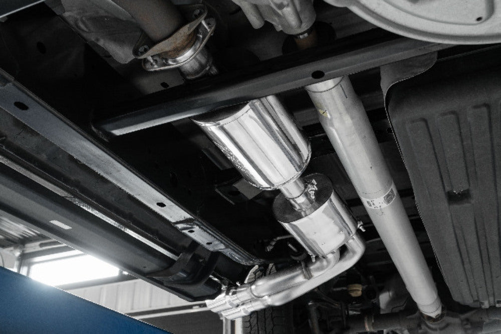 Fits 2018-2020 Ford F-150 3" CatBack Pre-Axle Dual Outlet Street Version-S5262AL - Cat Back Exhaust Car Part People