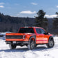 Fits 2021-2024 Ford F-150 3in. Axle-Back; Dual Rear Exit; T304; CF Tips-S52663CF - Axle Back Exhaust Car Part People