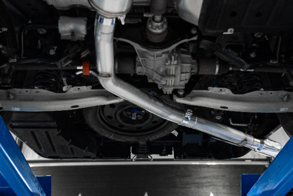 Fits 2022-2024 Ford Maverick 3in. Cat Back; Single; AL - S5267AL - Cat Back Exhaust Car Part People