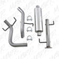 Fits 07-14 Toyota FJ Cruiser 2 1/2" Cat Back Single Rear Tail No tip-S5310AL