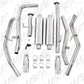 Fits 2010-2019 Toyota Tundra 2 1/2in. Cat Back; Dual Split Rear; T409 - S5312409 - Cat Back Exhaust Car Part People