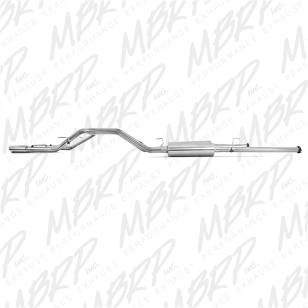 Fits 2010-2019 Toyota Tundra 2 1/2in. Cat Back; Dual Split Rear; T409 - S5312409 - Cat Back Exhaust Car Part People