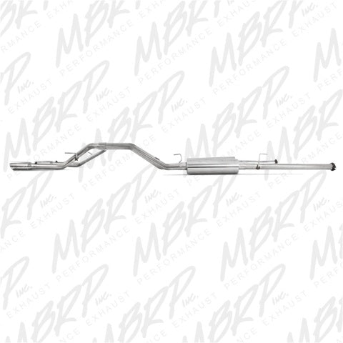 Fits 2010-2019 Toyota Tundra 2 1/2in. Cat Back; Dual Split Rear; T409 - S5312409