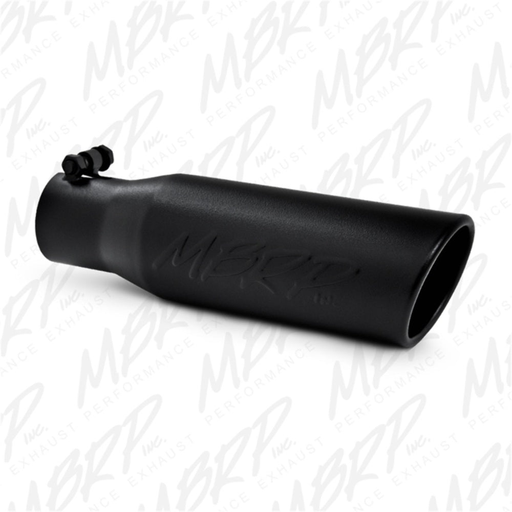 Fits 2010-2013 Toyota Tundra 3in. Cat Back; Single Side; Black Coated - S5314BLK
