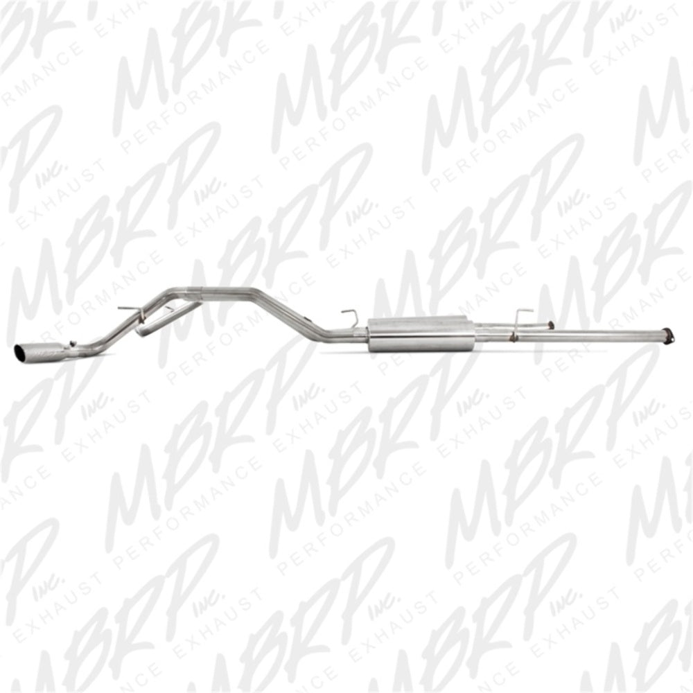 Fits 2009-2021 Toyota Tundra 2 1/2in. Cat Back; Dual Split Side; T409 - S5316409 - Cat Back Exhaust Car Part People