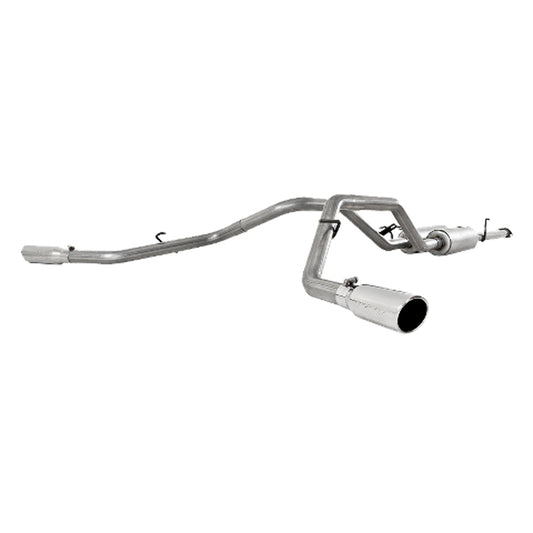 Fits 2009-2021 Toyota Tundra 2 1/2in. Cat Back; Dual Split Side; T409 - S5316409 - Cat Back Exhaust Car Part People