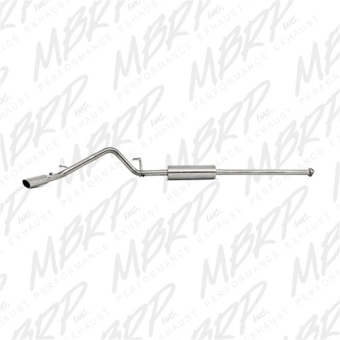 Fits 2005-2013 Toyota Tacoma 2 1/2in. Cat Back; Single Exit; AL - S5326AL