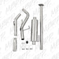 Fits 2005-2013 Toyota Tacoma 2 1/2in. Cat Back; Single Exit; AL - S5326AL