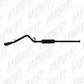 Fits 2005-2013 Toyota Tacoma 2 1/2" Cat Back; Single Exit; Black Coated-S5326BLK - Cat Back Exhaust Car Part People