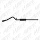 Fits 2005-2013 Toyota Tacoma 2 1/2" Cat Back; Single Exit; Black Coated-S5326BLK
